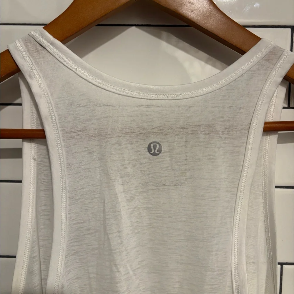Lululemon Goal Up Tank White 8